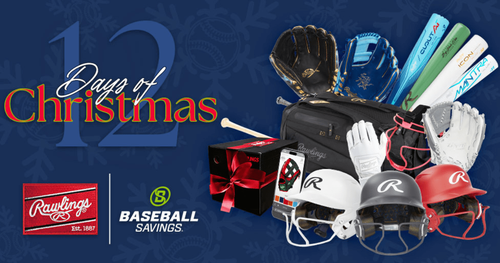 Rawlings & BaseballSavings’s “12 Days of Christmas” Sweepstakes