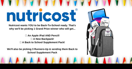 Nutricost | Back-To-School Giveaway